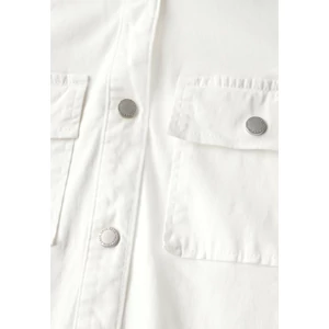 Kép 6/6 - Blézer és dzseki indoor - Overshirt Short Sleeve Vanilla 2504