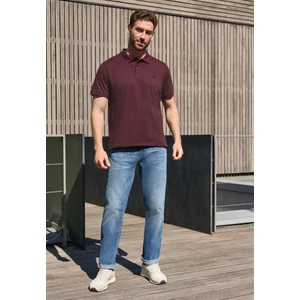 Kép 3/6 - Póló - Slub Polo with allover Print - 2605