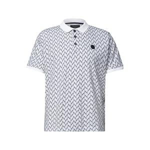 Kép 4/6 - Póló - Slub Polo with allover Print - 2605