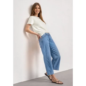 Kép 3/6 - Ing - short shirt w.deco neck - 2607