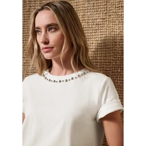 Kép 6/6 - Ing - short shirt w.deco neck - 2607