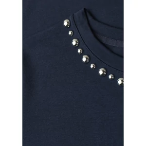 Kép 5/6 - Ing - short shirt w.deco neck - 2607
