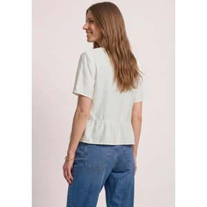 Kép 2/5 - Blúz - V-neck blouse w peplum detail - 2607