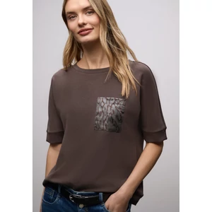 Kép 1/6 - Ing - silk look shirt w.printed pock 2601