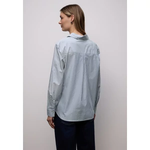 Kép 3/6 - Blúz - Striped shirtcollar blouse w p 2601