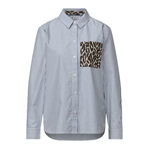 Kép 5/6 - Blúz - Striped shirtcollar blouse w p 2601