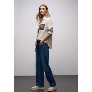 Kép 4/6 - Blúz - Striped shirtcollar blouse w p 2601
