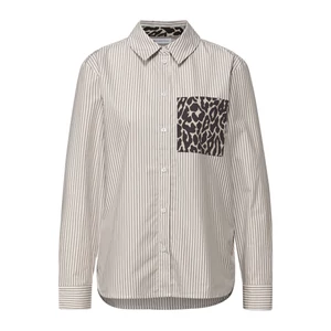 Kép 5/6 - Blúz - Striped shirtcollar blouse w p 2601