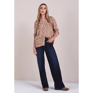 Kép 4/6 - Blúz - Tunic blouse w knit cuff 2601