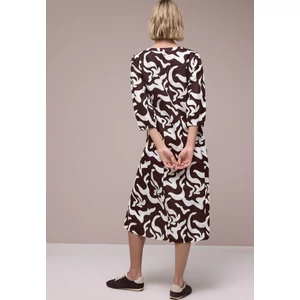 Kép 2/5 - Ruha - SOL_Midi Volant Dress_AOP - 2604