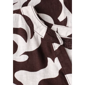 Kép 4/5 - Ruha - SOL_Midi Volant Dress_AOP - 2604