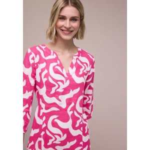Kép 3/6 - Ruha - SOL_Midi Volant Dress_AOP - 2604
