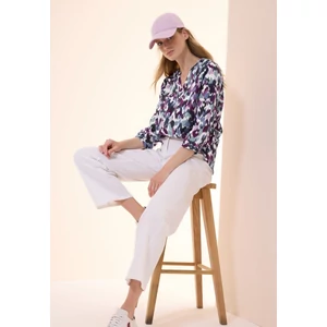 Kép 4/6 - Blúz - Printed Light Cotton Blouse 2505