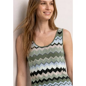 Kép 7/7 - Pulóver - multicolor zig-zag top - 2605