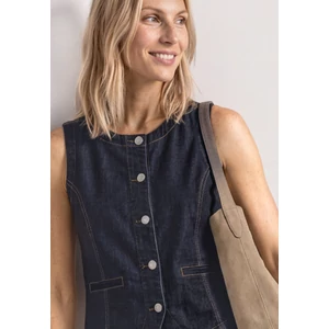 Kép 6/6 - Mellény - Style Denim,Vest,Rinse washed - 2607