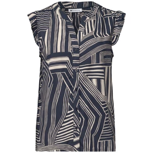 Kép 4/5 - Blúz - Buttoned splitneck blousetop w - 2607