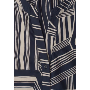 Kép 5/5 - Blúz - Buttoned splitneck blousetop w - 2607