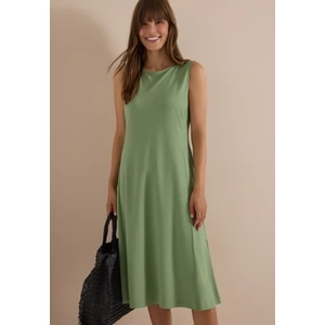 Kép 3/7 - Ruha - Jersey Sleeveless Solid Dress - 2607