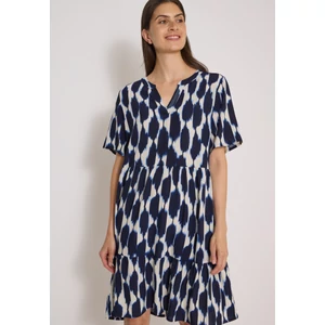 Kép 6/7 - Ruha - Structured Print Dress - 2607