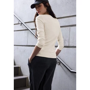 Kép 3/6 - Póló - QR_Studio_basic rib shirt w.bu 2510 WS02