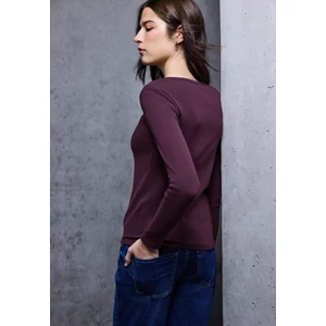 Kép 3/6 - Póló - QR_Studio_basic rib shirt w.bu 2510 WS02