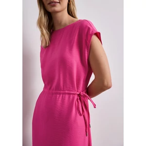 Kép 5/6 - Ruha - dropped shoulder Viscose Dress - 2605