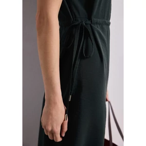 Kép 6/6 - Ruha - dropped shoulder Viscose Dress - 2605