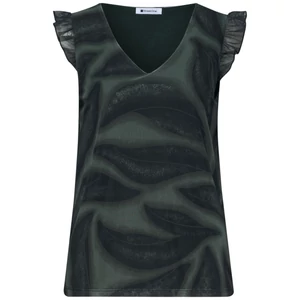 Kép 4/6 - Ing - printed mesh top w.volant - 2605