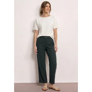 Kép 3/6 - Nadrág - Wide Leg Belt Horn Buckle Soli - 2605