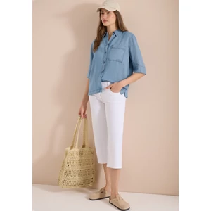 Kép 3/7 - Blúz - TOS Denim Look Blouse - 26FS