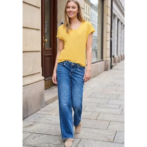 Kép 3/6 - Póló - v-neck jersey slub shirt - 2605