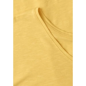 Kép 5/6 - Póló - v-neck jersey slub shirt - 2605