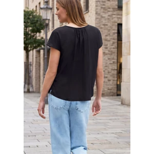 Kép 2/6 - Blúz-Ing - Shirtblouse w string detail UN - 2605
