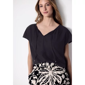 Kép 6/6 - Blúz-Ing - Shirtblouse w string detail UN - 2605