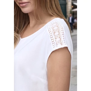 Kép 1/7 - Blúz-Ing - Shirtblouse w lace detail - 2605