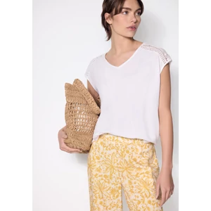 Kép 6/7 - Blúz-Ing - Shirtblouse w lace detail - 2605