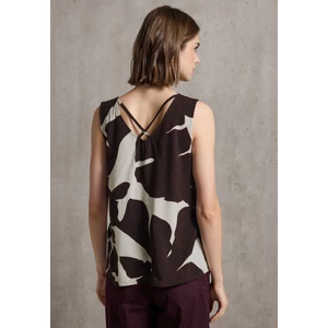 Kép 3/6 - Blúz-Ing - Blouse top w strap details AOP 2507