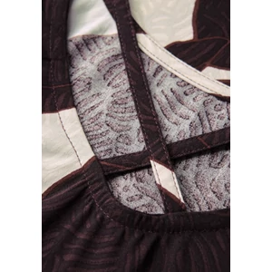 Kép 6/6 - Blúz-Ing - Blouse top w strap details AOP 2507
