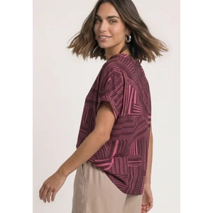 Kép 2/6 - Ing - LTD QR printed mat-mix shirt w - 26HW