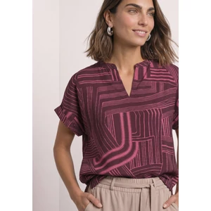 Kép 6/6 - Ing - LTD QR printed mat-mix shirt w - 26HW
