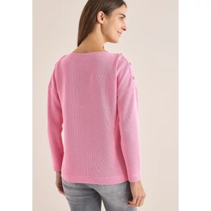 Kép 3/6 - Ing - Cosy Melange Button T-Shirt 2510 WS02