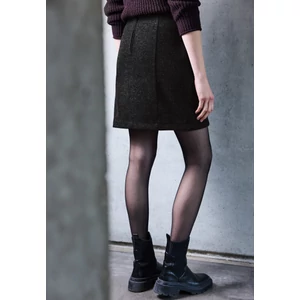 Kép 3/6 - OTLT Szoknya - Fake Wool w. snap buckle_melan 2510 WS02