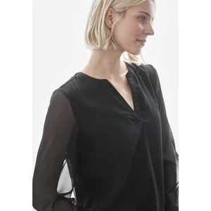 Kép 1/6 - Blúz - Chiffon V neck blouse lurex de 2411