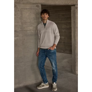 Kép 4/6 - Pulóver - Troyer with structure stripes 2512