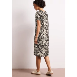 Kép 2/5 - Ruha - short puffed sleeve Dress_AOP - 2604