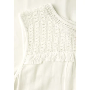 Kép 6/6 - Póló - mat-mix top w.crochet 2505