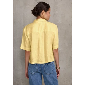 Kép 3/6 - Blúz-Ing - LS_Cropped buttoned shirtcolla 2504