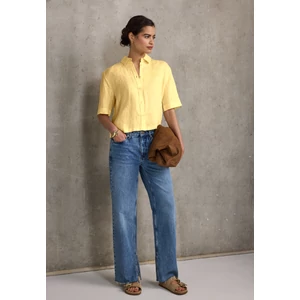 Kép 1/6 - Blúz-Ing - LS_Cropped buttoned shirtcolla 2504