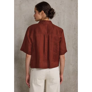 Kép 3/6 - Blúz-Ing - LS_Cropped buttoned shirtcolla 2504