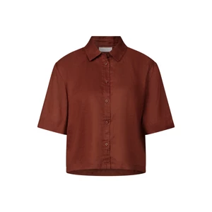Kép 5/6 - Blúz-Ing - LS_Cropped buttoned shirtcolla 2504